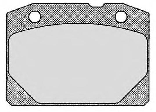 Комплект тормозных колодок, дисковый тормоз HAVAM 2221