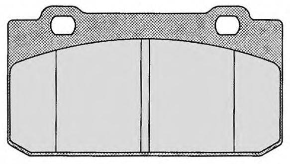 Комплект тормозных колодок, дисковый тормоз RAICAM 20944