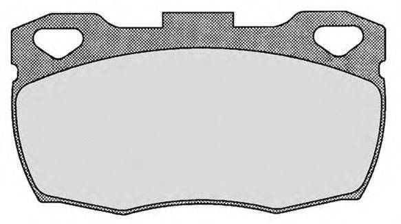 Комплект тормозных колодок, дисковый тормоз RAICAM 14680
