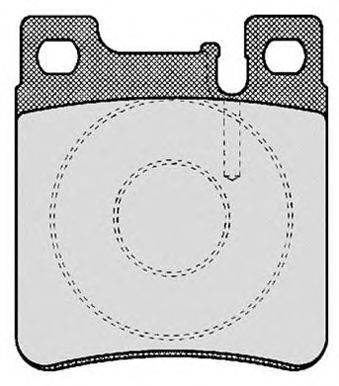 Комплект тормозных колодок, дисковый тормоз RAICAM 5130