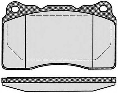 Комплект тормозных колодок, дисковый тормоз RAICAM 604.4