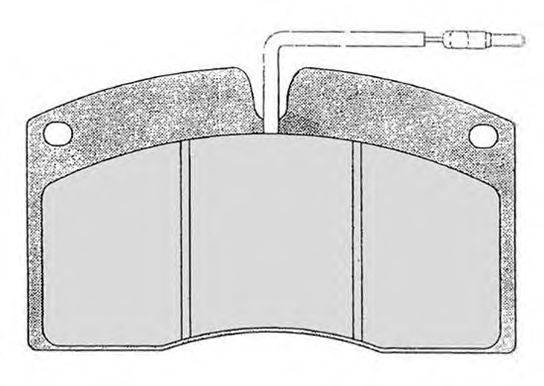 Комплект тормозных колодок, дисковый тормоз RAICAM 29072