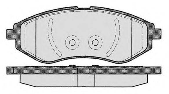 Комплект тормозных колодок, дисковый тормоз HAVAM 7527