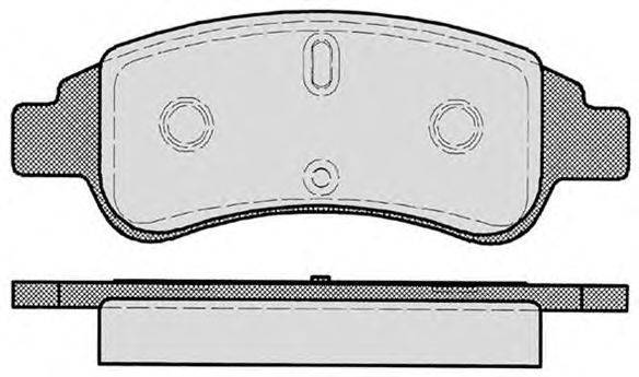 Комплект тормозных колодок, дисковый тормоз RAICAM 723.0