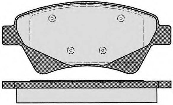 Комплект тормозных колодок, дисковый тормоз RAICAM 23930