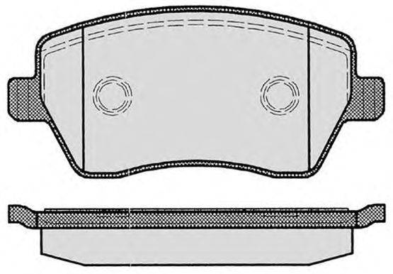 Комплект тормозных колодок, дисковый тормоз RAICAM 41119