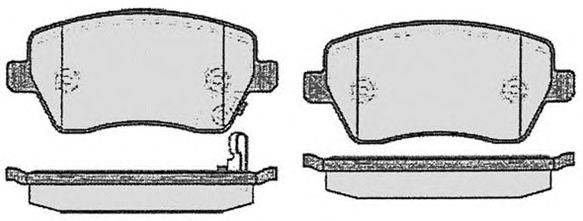 Комплект тормозных колодок, дисковый тормоз RAICAM 1.805.1