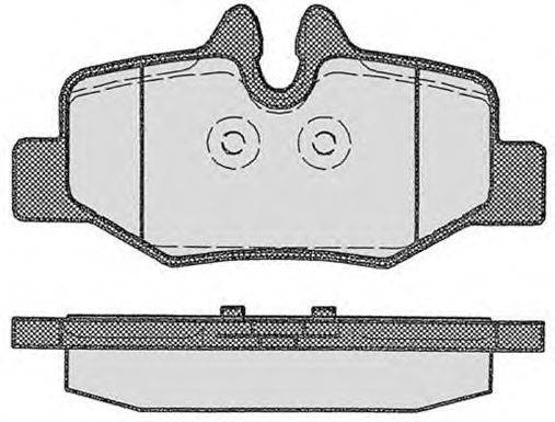 Комплект тормозных колодок, дисковый тормоз RAICAM 8450