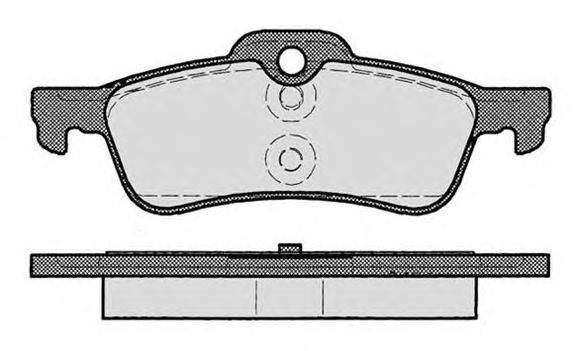 Комплект тормозных колодок, дисковый тормоз RAICAM 24575