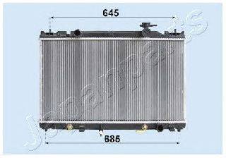 Радиатор, охлаждение двигателя JAPANPARTS RDA153118