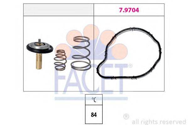 Термостат, охлаждающая жидкость FACET 78841