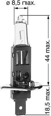 Лампа накаливания, фара дальнего света; Лампа накаливания, основная фара; Лампа накаливания, противотуманная фара BERU 112557
