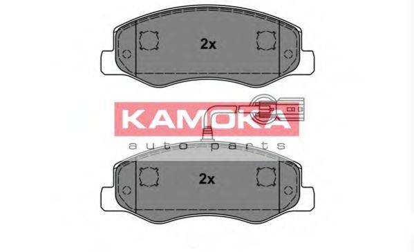 Комплект тормозных колодок, дисковый тормоз KAMOKA JQ101140