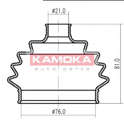 Пыльник, приводной вал KAMOKA 1146864