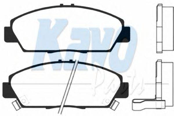 Комплект тормозных колодок, дисковый тормоз KAVO PARTS BP-2024