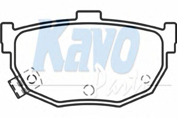 Комплект тормозных колодок, дисковый тормоз KAVO PARTS BP-3026
