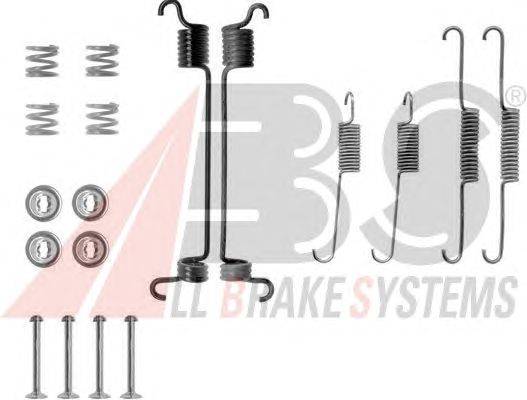 Комплектующие, тормозная колодка A.B.S. 0741Q