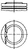 Поршень NÜRAL 87-307107-30