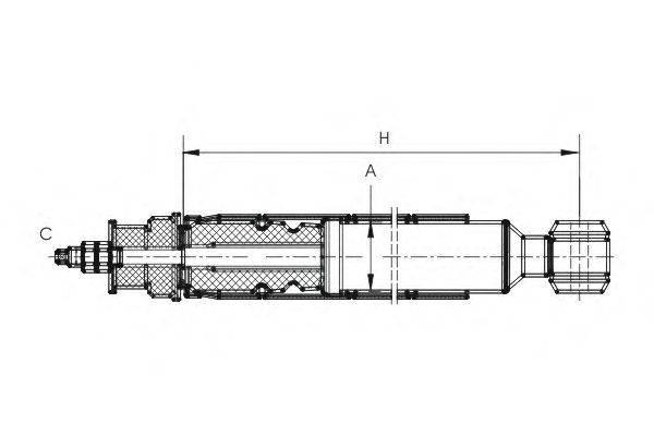 Амортизатор SCT Germany Z1622