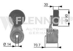 Натяжной ролик, поликлиновой  ремень FLENNOR FS99264