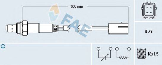 Лямбда-зонд FAE 77215