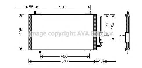 Конденсатор, кондиционер AVA QUALITY COOLING AU5147