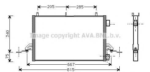 Конденсатор, кондиционер AVA QUALITY COOLING FD5242