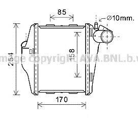 Интеркулер AVA QUALITY COOLING MC4015