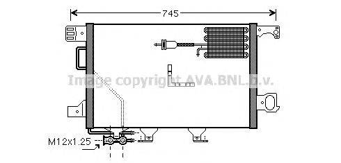 Конденсатор, кондиционер AVA QUALITY COOLING MS5361