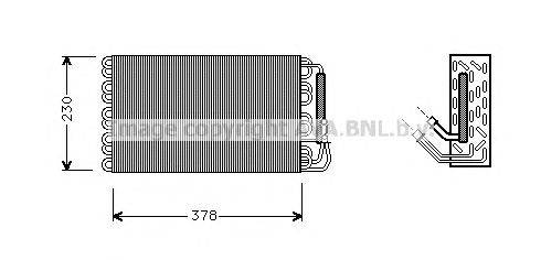 Испаритель, кондиционер AVA QUALITY COOLING MSAV001