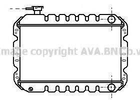 Радиатор, охлаждение двигателя AVA QUALITY COOLING SZ2016