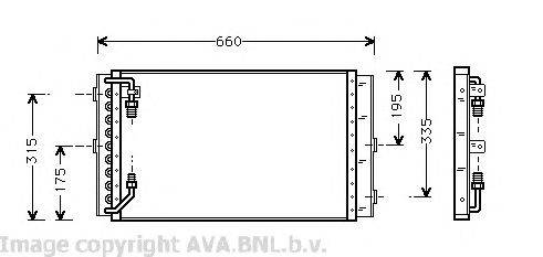 Конденсатор, кондиционер AVA QUALITY COOLING VO5070