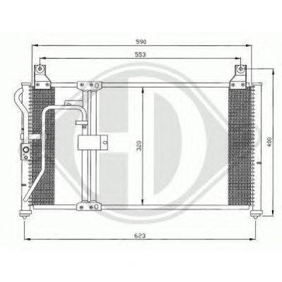 Конденсатор, кондиционер DIEDERICHS 8653100