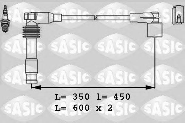 Комплект проводов зажигания SASIC 9286027