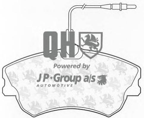 Комплект тормозных колодок, дисковый тормоз JP GROUP BP1065