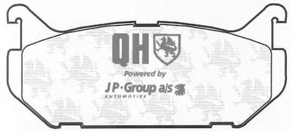 Комплект тормозных колодок, дисковый тормоз JP GROUP BP762
