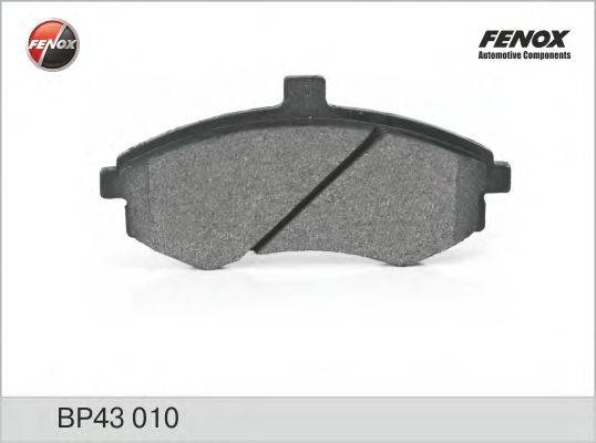 Комплект тормозных колодок, дисковый тормоз FENOX BP43010
