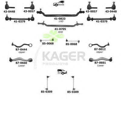 Подвеска колеса KAGER 800457