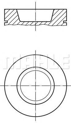 Поршень MAHLE ORIGINAL 0160500