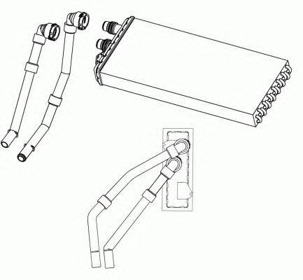 Теплообменник, отопление салона J. DEUS RA2140090