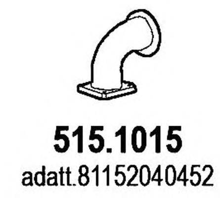 Труба выхлопного газа ASSO 515.1015