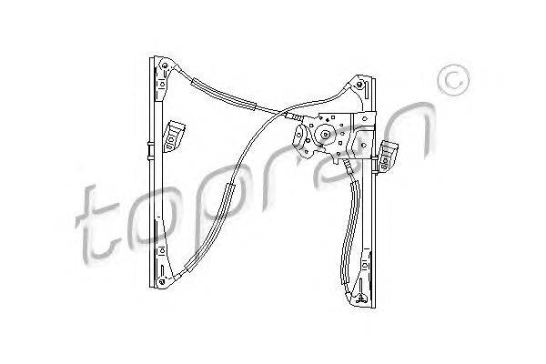 Подъемное устройство для окон TOPRAN 111709