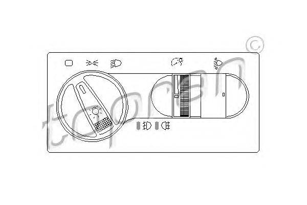 Выключатель, головной свет TOPRAN 103169