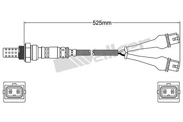 Лямбда-зонд WALKER PRODUCTS 250-24545