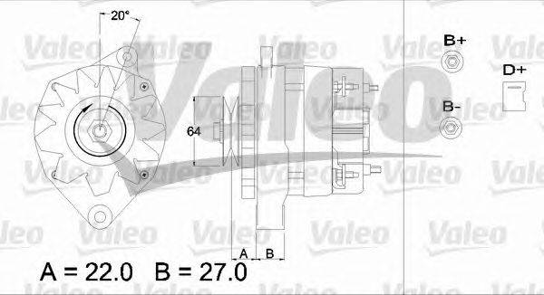 Генератор VALEO 433376