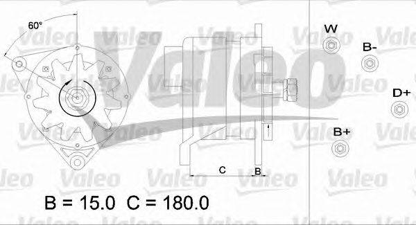 Генератор VALEO 436566