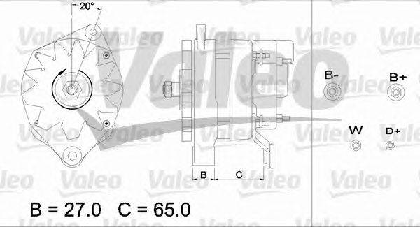 Генератор VALEO 436663