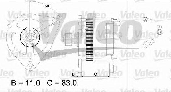 Генератор VALEO 436694