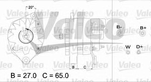 Генератор VALEO 436707