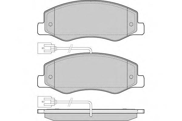 Комплект тормозных колодок, дисковый тормоз E.T.F. 12-1440